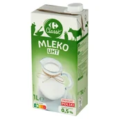 Mleko - Carrefour Classic Mleko UHT 0,5 % 1 l - miniaturka - grafika 1