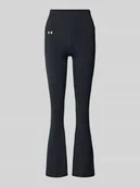 Legginsy - Legginsy o rozkloszowanym kroju skinny fit z nadrukiem z logo model ‘Motion’ - miniaturka - grafika 1