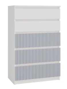 Dziecięca komoda dla chłopca biały + niebieski H1-G92 - Wyposażenie pokoiku dziecięcego - miniaturka - grafika 1