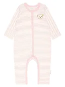 Pajacyki dla niemowląt - Steiff Rampers w kolorze jasnoróżowo-kremowym - miniaturka - grafika 1