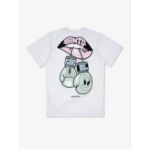 MANTO x KTOF T-shirt Koszulka GLOVES White - Koszulki sportowe męskie - miniaturka - grafika 1