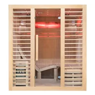 Sauny - Sauna sucha fińska piec 6 KW Harvia BC60 + kamień solny 180X160X200CM MO-EA4-L Mazur - miniaturka - grafika 1