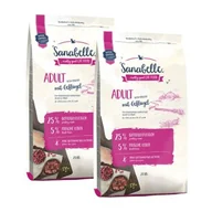 Mokra karma dla kotów - Sanabelle Adult Karma sucha Drób 2x2 kg - miniaturka - grafika 1