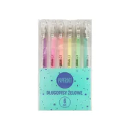 Długopisy - PD, długopisy żelowe, 6 sztuk - miniaturka - grafika 1