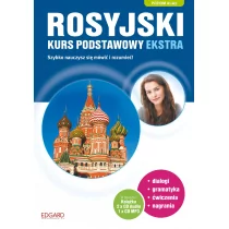 Rosyjski. Kurs podstawowy ekstra. Poziom A1-B1 + CD - Książki do nauki języka rosyjskiego - miniaturka - grafika 1