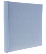Albumy fotograficzne - Album klasyczny Linen Sky turkus 40 czarnych stron - miniaturka - grafika 1