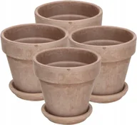 Donice - 4X DONICZKA GLINA CERAMIKA MOKA PODSTAWKA FI11 - miniaturka - grafika 1
