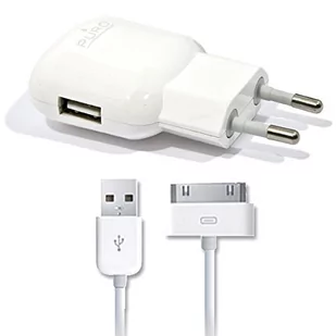 PURO Mini Travel - Ładowarka sieciowa USB 2 1A biała - Akcesoria do tabletów i e-booków - miniaturka - grafika 1