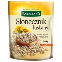 Bakalland Słonecznik łuskany 200 g - Orzechy i nasiona - miniaturka - grafika 1