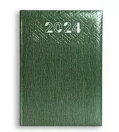 Kalendarze - Terminarz 2024 A5 dzienny Milano - zielony - Edycja Świętego Pawła - miniaturka - grafika 1