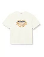 Koszulki męskie - Wrangler T-shirt męski Graphic Tee, Worn White, XXL - miniaturka - grafika 1