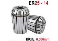 Tuleje - Tulejka zaciskowa ER25 FI 14mm Bicie 0,008mm CNC Professional - miniaturka - grafika 1