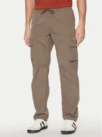 Spodnie męskie - Jack&Jones Spodnie materiałowe Kane 12269391 Brązowy Relaxed Fit - miniaturka - grafika 1