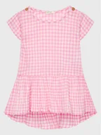 Sukienki i spódniczki dla dziewczynek - United Colors Of Benetton Sukienka codzienna 4GDKAV008 Różowy Regular Fit - miniaturka - grafika 1