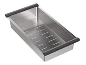 Akcesoria do armatury i ceramiki - Quadron Wkładka ociekowa 38x20x6 cm stalowa BSK-37820S - miniaturka - grafika 1