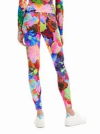 Legginsy - Desigual Legginsy Tulipa 23SWKK07 Kolorowy Slim Fit - miniaturka - grafika 1