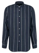 Koszule męskie - Bugatti Koszula 9550-78954C Granatowy Casual Fit - miniaturka - grafika 1