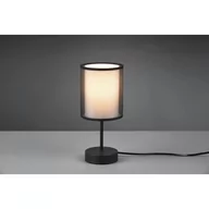 Lampy stojące - Trio Burton 511400132 lampa stołowa lampka 1x28W E14 czarna - miniaturka - grafika 1