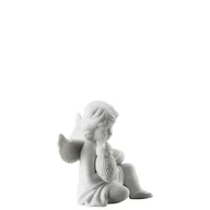 Figurki dekoracyjne - Figurka Anioł z sową, średni 1 - miniaturka - grafika 1