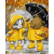 Malowanie po numerach - Ideyka Malowanie po numerach - Spacer w deszczu 40x50cm - miniaturka - grafika 1