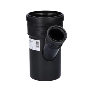 Czwórnik prosty 110x50x50/45°, SITECH+ czarny - Akcesoria hydrauliczne - miniaturka - grafika 1