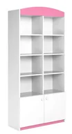 Półki i regały dla dzieci - Regał Dla Dziecka Dziewczynki Różowy Biały 90 Cm - miniaturka - grafika 1
