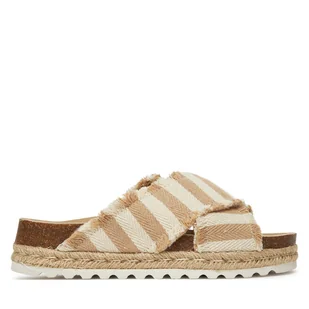 Klapki DeeZee CT0626-15 Beżowy - Klapki i japonki damskie - miniaturka - grafika 1