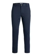 Spodnie męskie - Jack & Jones Spodnie chino "Marco" w kolorze granatowym - miniaturka - grafika 1