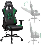 Fotele gamingowe - Fotel gamingowy obrotowy regulowany Subsonic Harry Potter Slytherin - miniaturka - grafika 1