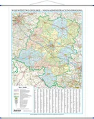 Atlasy i mapy - EkoGraf Województwo opolskie mapa ścienna 1:200 000 - miniaturka - grafika 1