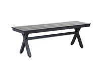 Ławki ogrodowe - Rojaplast Ławka XENA polywood i aluminium 2szt w paczce - miniaturka - grafika 1
