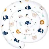 Poduszki do karmienia - XXL łóżko wąż poduszka na łóżko poduszka do karmienia rolka na łóżko poduszka dekoracyjna łóżko brzeg wąż ręcznie robiona bawełna tęcza 150 cm - miniaturka - grafika 1