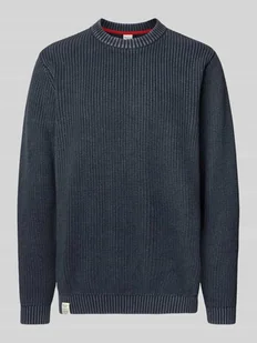 Sweter o kroju regular fit z czystej bawełny model ‘PARKER CREW’ - Swetry męskie - miniaturka - grafika 1