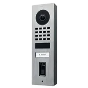 Systemy inteligentnych domów - Wideodomofon IP DoorBird D1101FV PoE / WiFi ze zintegrowanym czytnikiem linii papilarnych (montaż natynkowy) - miniaturka - grafika 1