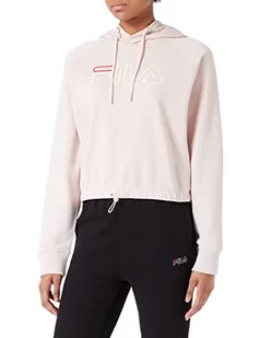 FILA Damska bluza z kapturem Sarena Cropped, sepia róża, XL, Sepia Rose, XL - Bluzy damskie - miniaturka - grafika 1