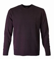 Swetry męskie - Elegancki SWETER Męski Klasyczny FIOLETOWY L Pako Jeans - miniaturka - grafika 1