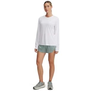 Damskie spodenki treningowe Under Armour Tech Play Up Shine Shorts - zielone - Spodenki damskie - miniaturka - grafika 1