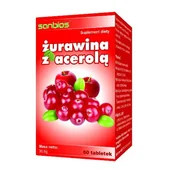 Układ moczowy i płciowy - Sanbios Żurawina z acerolą 55D3-55805 - miniaturka - grafika 1