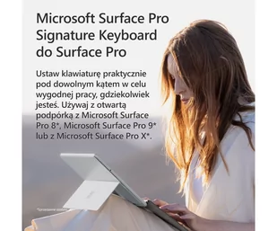 Microsoft Surface Signature Pro Keyboard Czarny - Części i akcesoria do laptopów - miniaturka - grafika 4