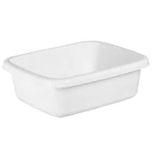 Miski i półmiski - Plast Team poland Miska Prostokątna Biała 10l PT11530800 - miniaturka - grafika 1