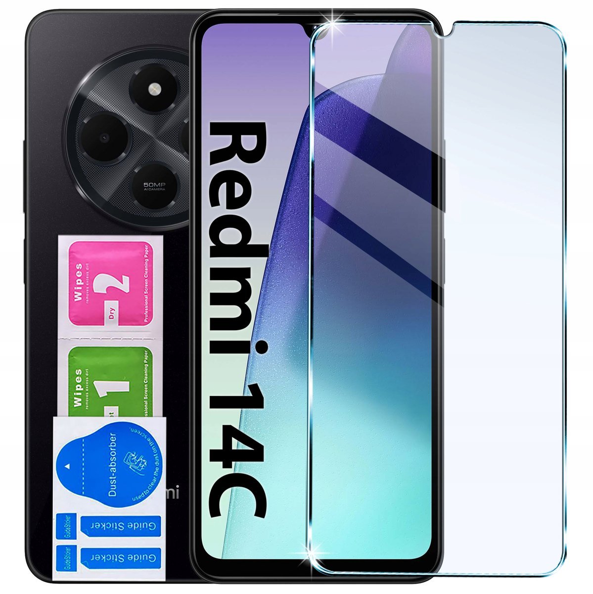 Szk��o Hartowane do Xiaomi Redmi 14C OCHRONNE SZYBKA 9H