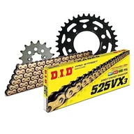 Części motocyklowe - Zestaw łańcuchów DID stal 525VX3 / 106 bez końca do Honda XBR 500 ccm rok prod. 1985-1986 - miniaturka - grafika 1