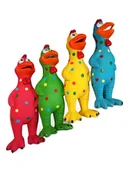 Zabawki dla psów - Zabawka dla pupila, piszczący kurczak w cętki dla psa MIX KOLOR, Le Pupi - miniaturka - grafika 1