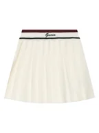 Spódnice - Guess Spódnica plisowana J5BD16 Z1152 Écru Regular Fit - miniaturka - grafika 1