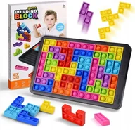 Puzzle - Gra układanka logiczna antystresowa sensoryczna Tetris Pop it puzzle - miniaturka - grafika 1