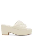 Klapki i japonki damskie - Badura Klapki WFA2667-1 Écru - miniaturka - grafika 1