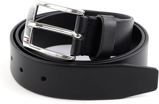 TOMMY HILFIGER MĘSKI CZARNY PASEK SKÓRZANY 100 17CA