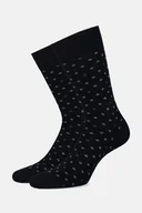 Skarpetki męskie - Skarpety Granatowe Mikrowzór - miniaturka - grafika 1