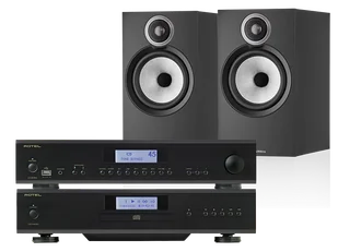 Rotel A14 MKII (czarny) + CD14 MKII (czarny) + 606 S3 (czarny) - Zestawy stereo - miniaturka - grafika 1