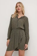 Sukienki - Pepe Jeans sukienka PERNICIA kolor zielony mini rozkloszowana PL953622 - miniaturka - grafika 1
